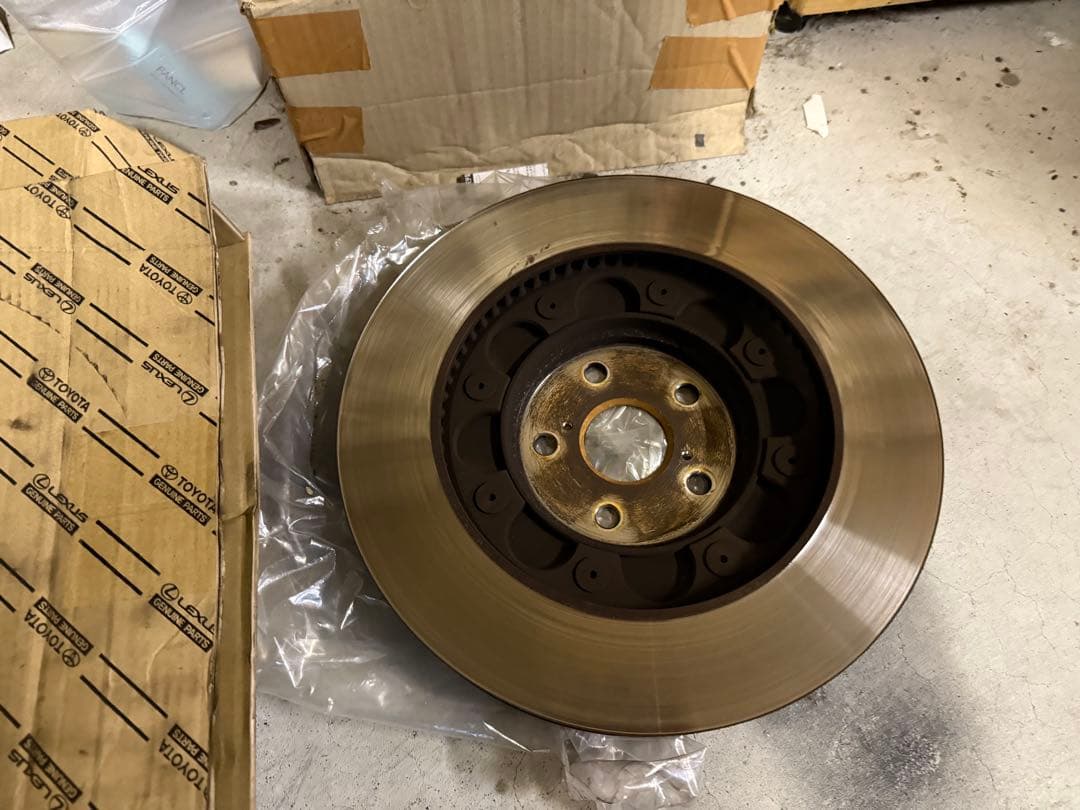 (送料込み)レクサスLS500 Fスポーツ フロント左右ブレーキローター