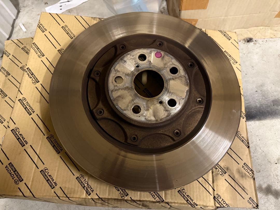 (送料込み)レクサスLS500 Fスポーツ フロント左右ブレーキローター