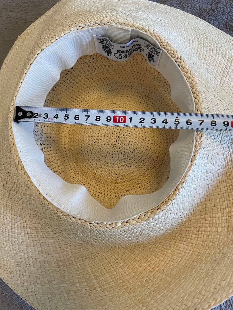 ジェームスロック　麦わら帽子 バック付き