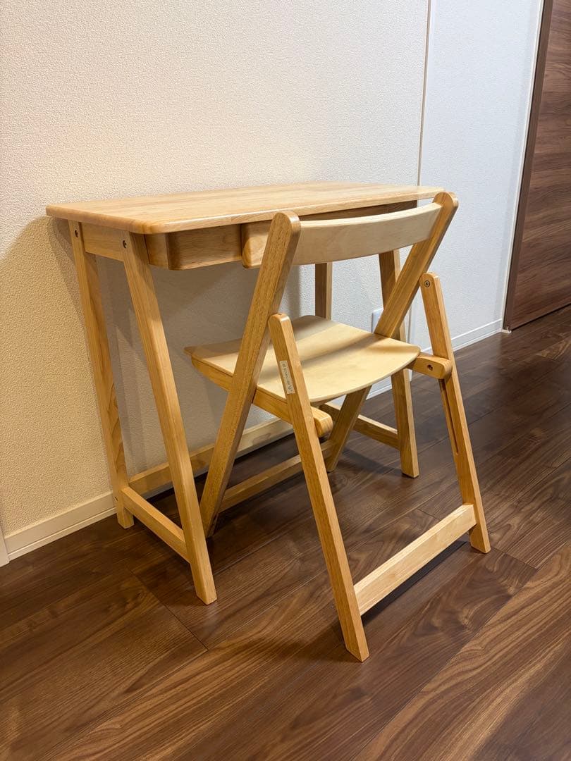 木製デスクセット【机】※セット購入のみ