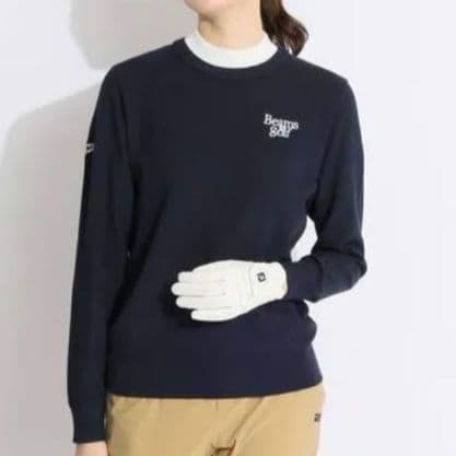 新品未使用　BEAMS GOLF 2024年モデル 重ね着風 ハイネックニット