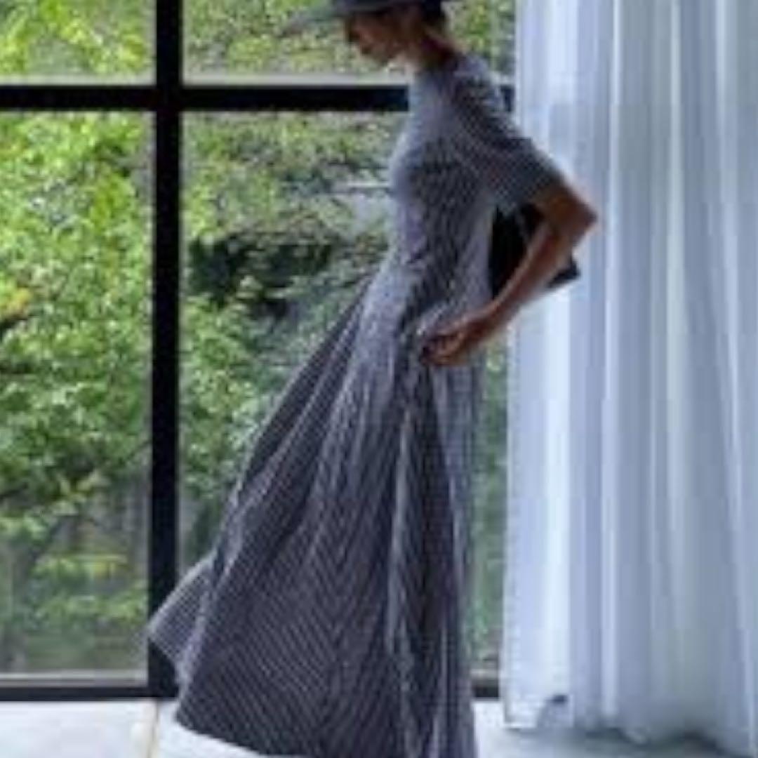 ★美品 MADISON BLUE チェックワンピース・クリーニング済