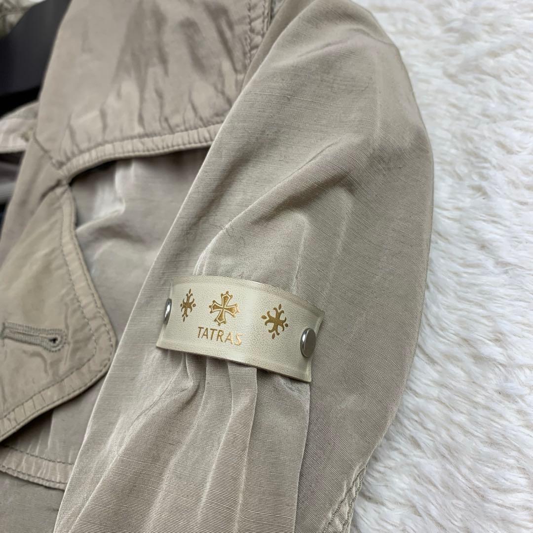 【定価】89600円⭐️タトラストレンチコートライナー付きシワ加工Sサイズ
