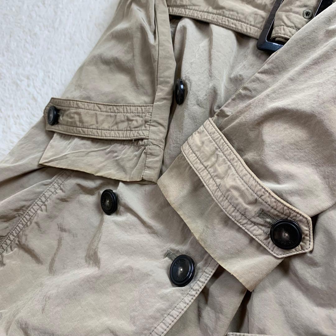 【定価】89600円⭐️タトラストレンチコートライナー付きシワ加工Sサイズ