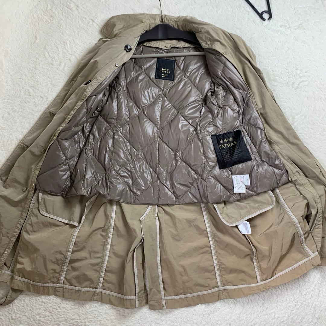 【定価】89600円⭐️タトラストレンチコートライナー付きシワ加工Sサイズ