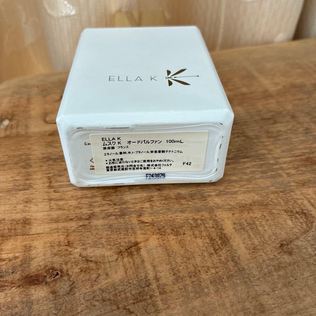 ELLA K 香水 ✴︎ムスクK 100mL ユニセックス　残量　５割