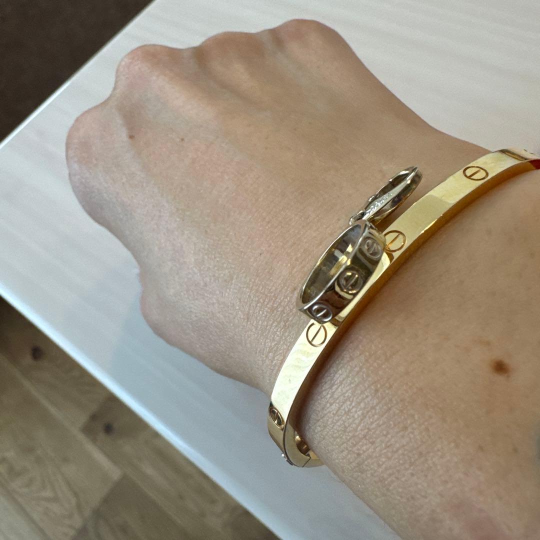 Cartierカルティエ ベビーラブ ペンダントトップ チャーム k18YG