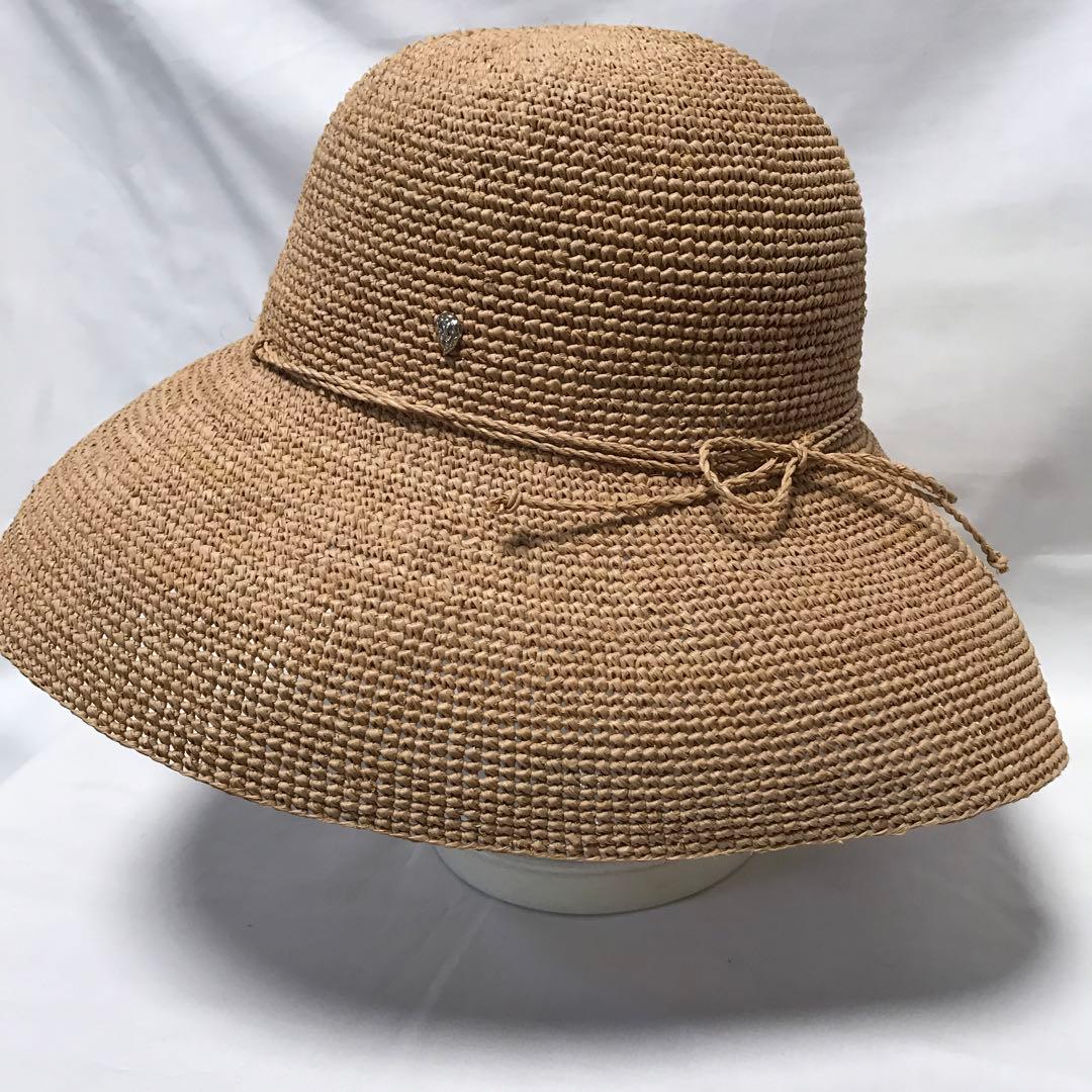 ヘレンカミンスキー　ラヒィア　ブリム12cm ナチュラル　麦わら帽子