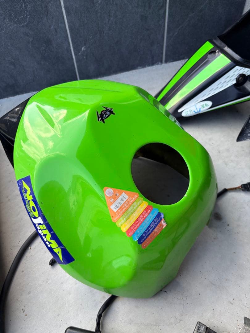 最終値下KSR110カウルセット ノジマNOJIMA 4点セット Fフェンダー無