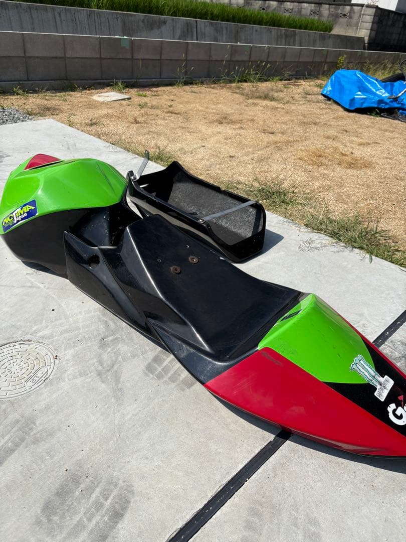 最終値下KSR110カウルセット ノジマNOJIMA 4点セット Fフェンダー無