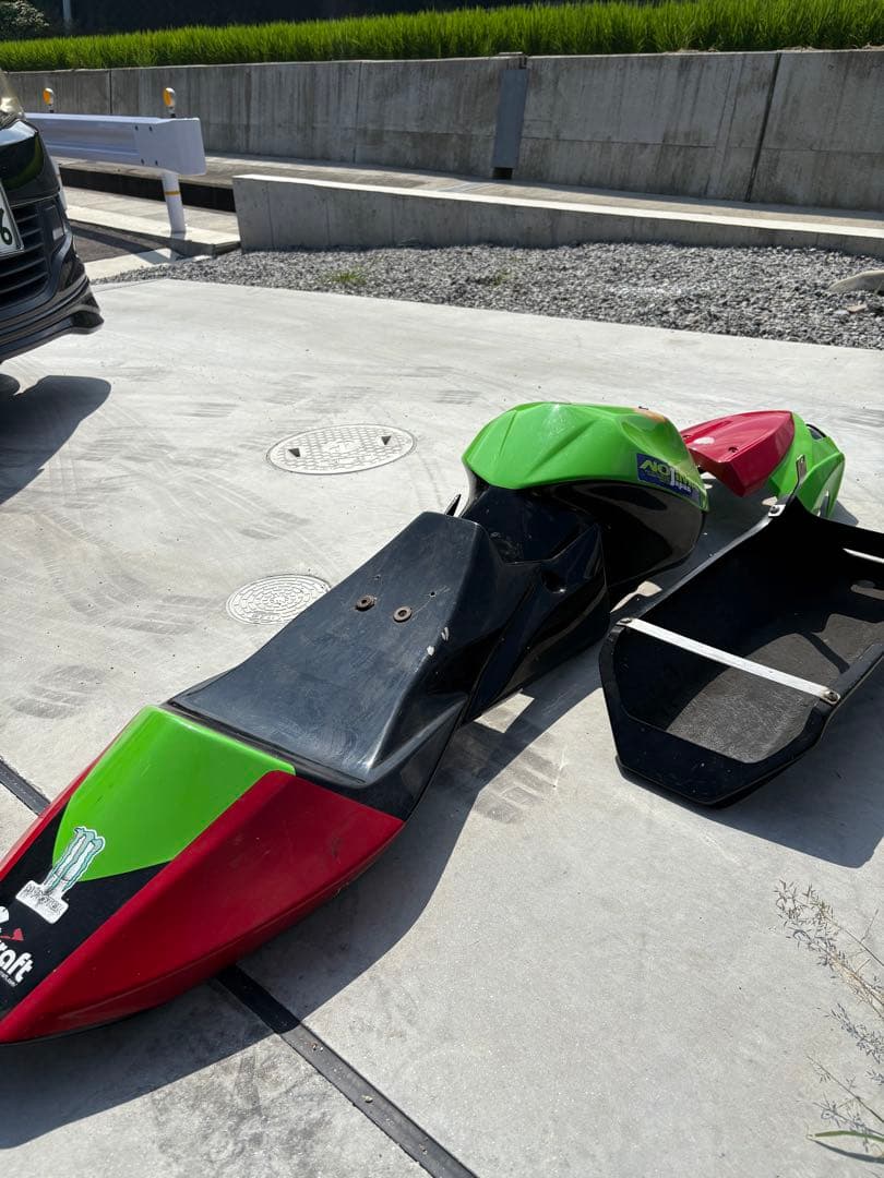 最終値下KSR110カウルセット ノジマNOJIMA 4点セット Fフェンダー無