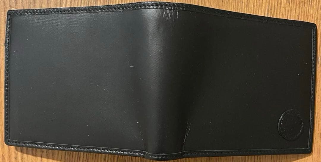 【ハンティングワールド 未使用 】二つ折り財布(小銭入付き) 310 ブラック
