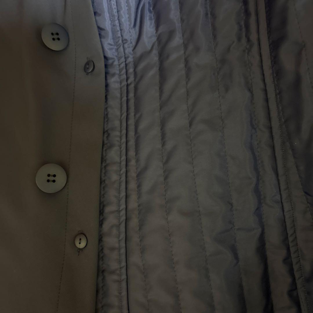 【新品未使用】コート紺ネイビー　東京ソワールLサイズ　暖かいインナー付　半額以下