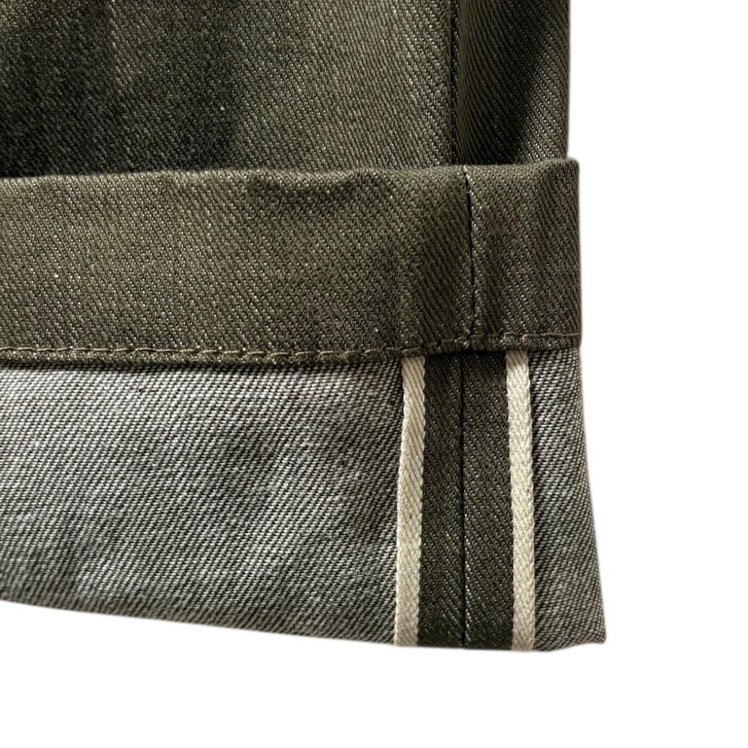 新品 WAIPER.inc イギリス軍 1950’s グリーンデニムトラウザー