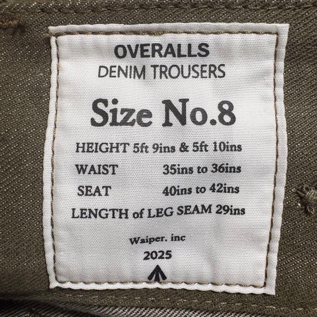 新品 WAIPER.inc イギリス軍 1950’s グリーンデニムトラウザー