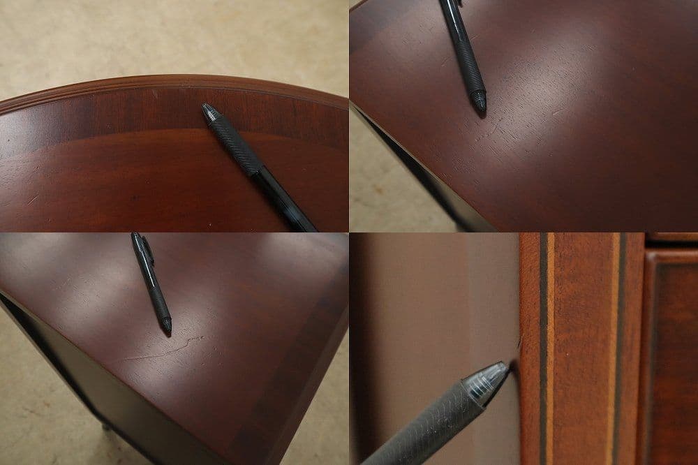 東海家具【ベネチア】象嵌細工 サイドチェスト・キャビネット・コンソール