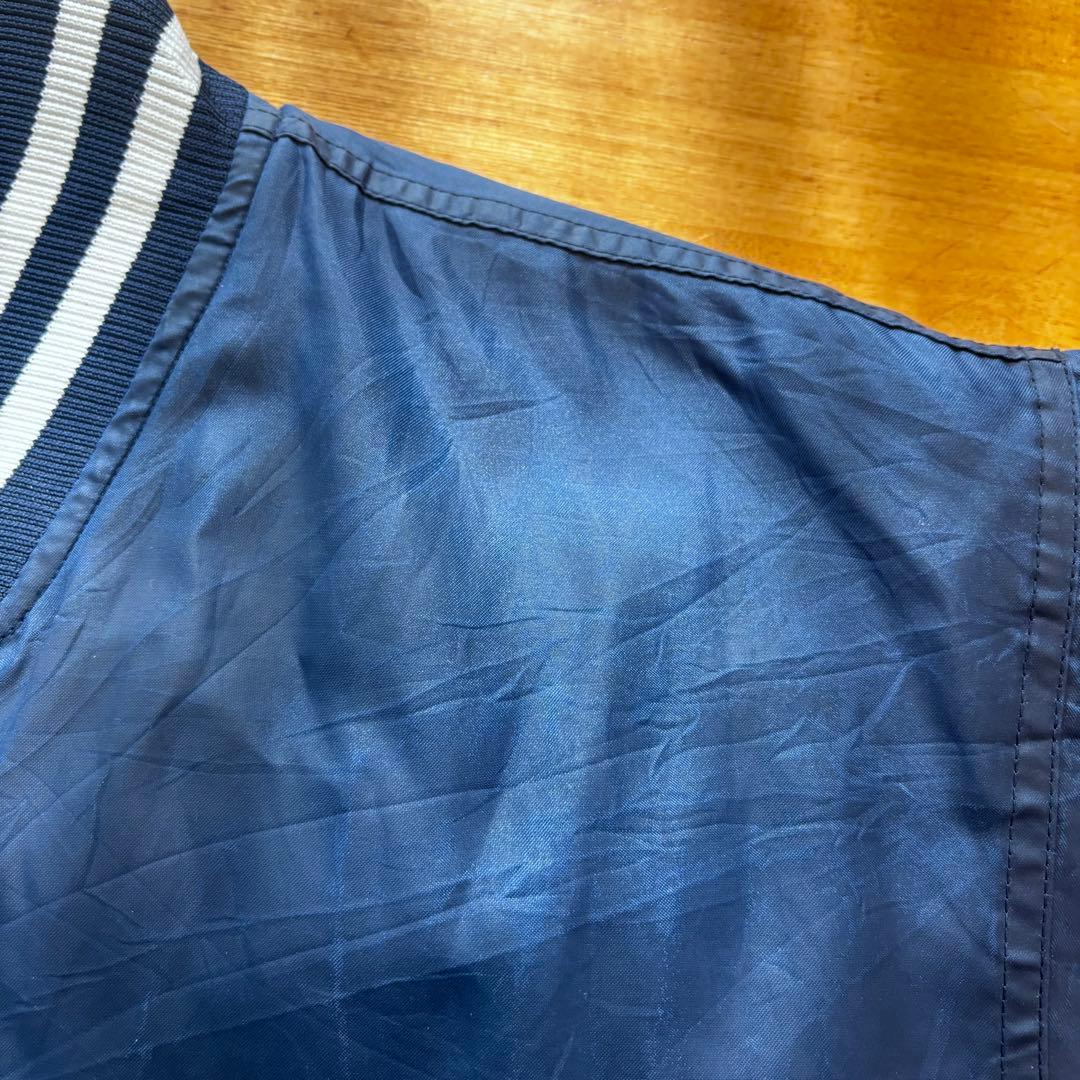 Majestic MLB ニューヨークヤンキース スタジャン ネイビー中綿