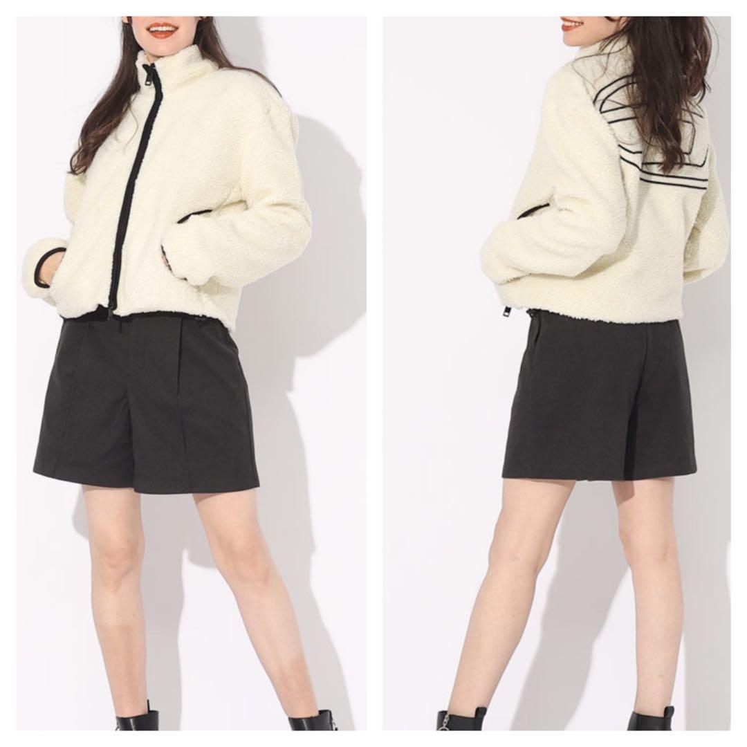 DIESEL ディーゼル XS ボアジャケット ボアブルゾン ホワイトM〜L相当