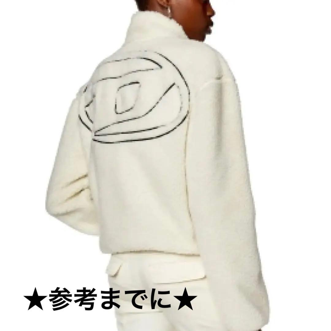 DIESEL ディーゼル XS ボアジャケット ボアブルゾン ホワイトM〜L相当