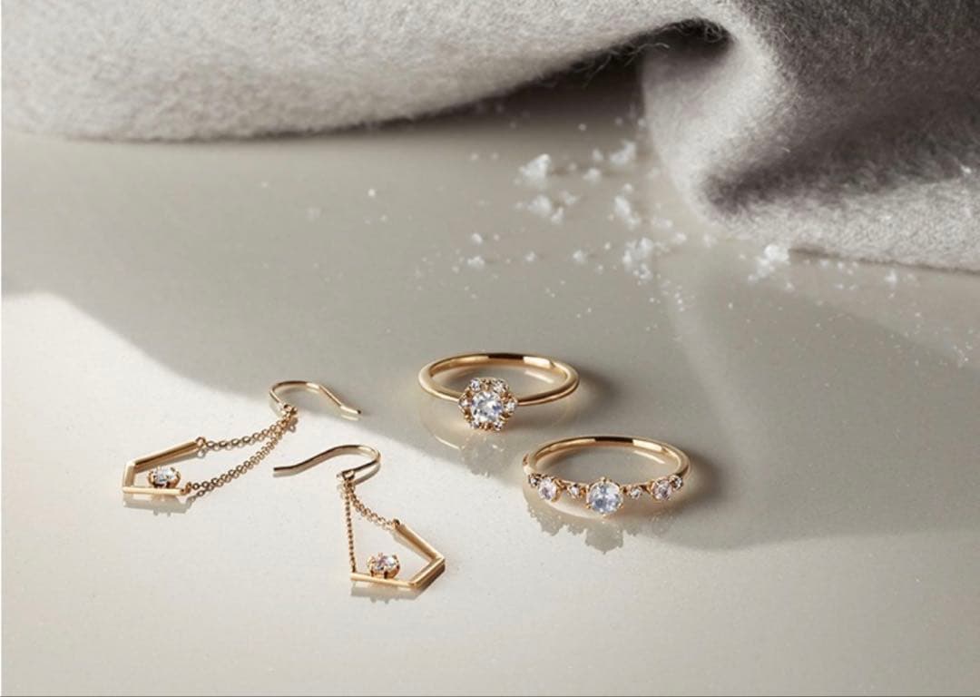 4℃ クリスマスコレクション 2019　ピアス　k10