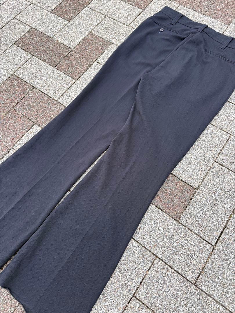 70〜80s TALONジップ　フレアスラックス　Lサイズ