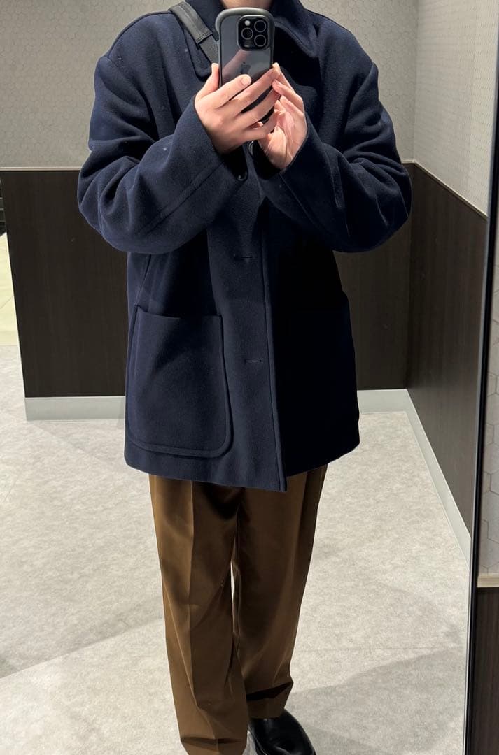 Dries Van Noten 23awウールラグランショートコート最終お値下げ