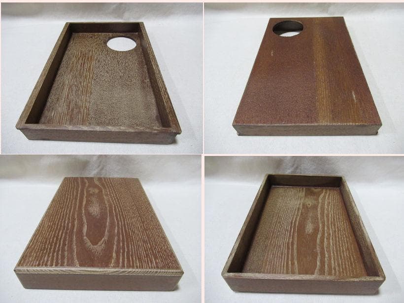 茶道具　桑製茶箱　中の道具皆揃い