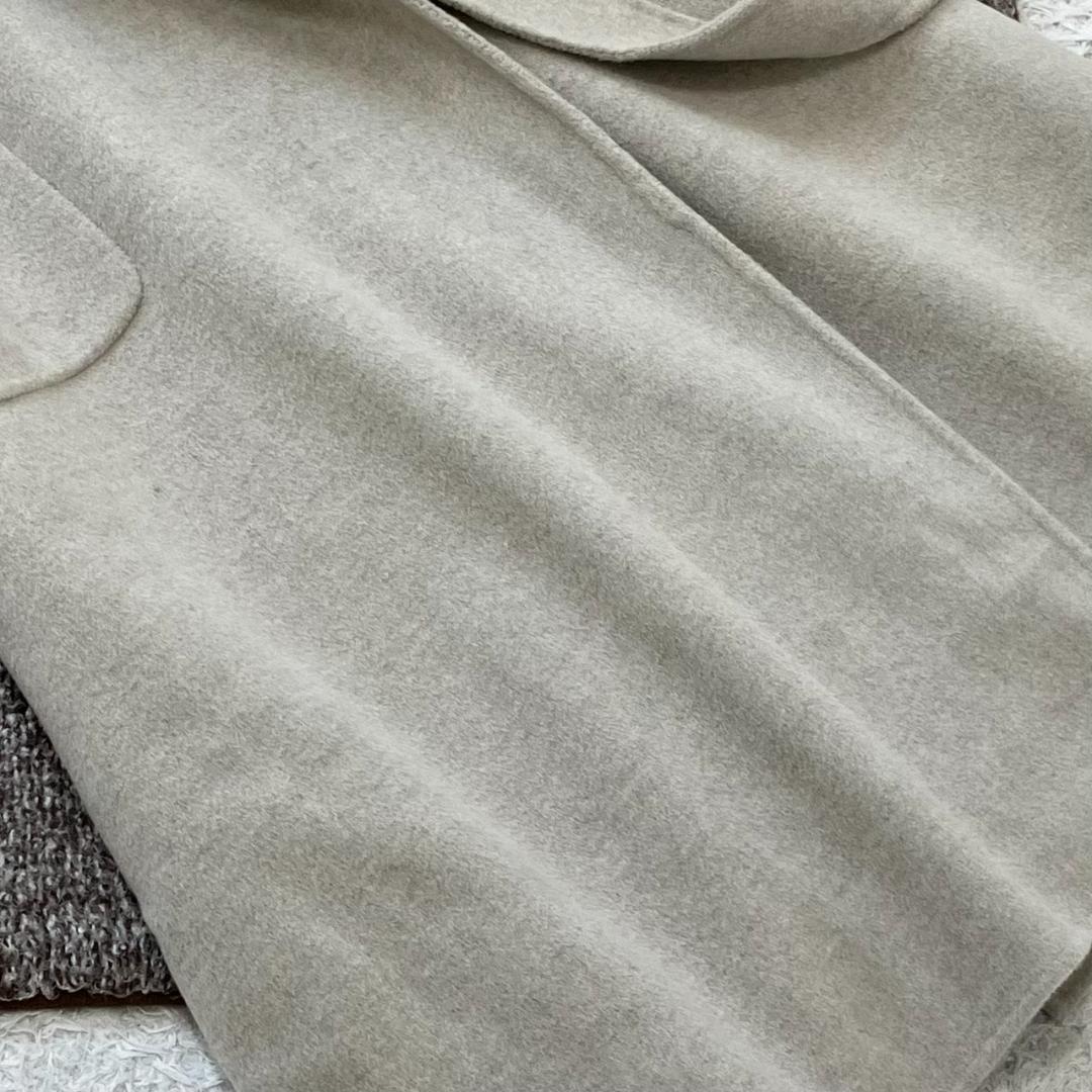 極美品✨ノーブル super160ショールカラーリバーコート ベルト 38 M