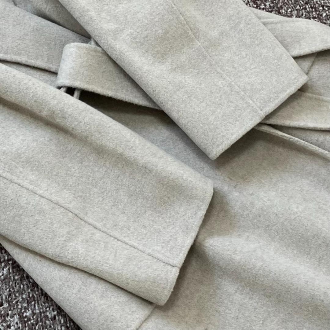 極美品✨ノーブル super160ショールカラーリバーコート ベルト 38 M