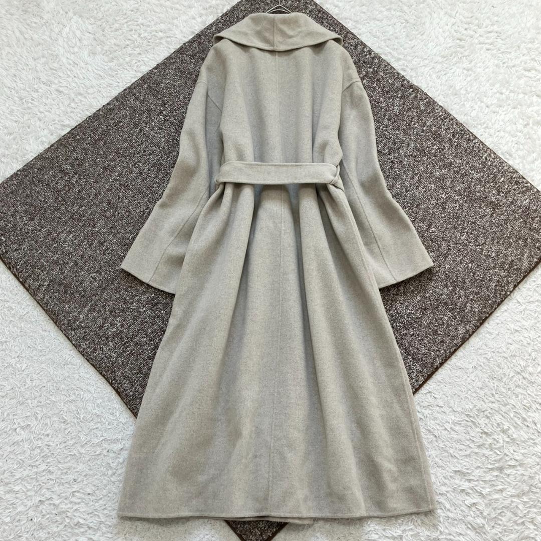 極美品✨ノーブル super160ショールカラーリバーコート ベルト 38 M