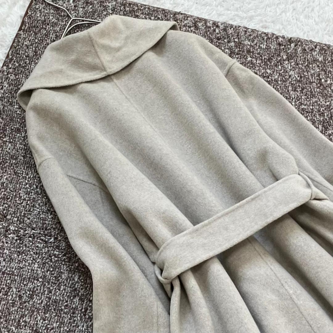 極美品✨ノーブル super160ショールカラーリバーコート ベルト 38 M