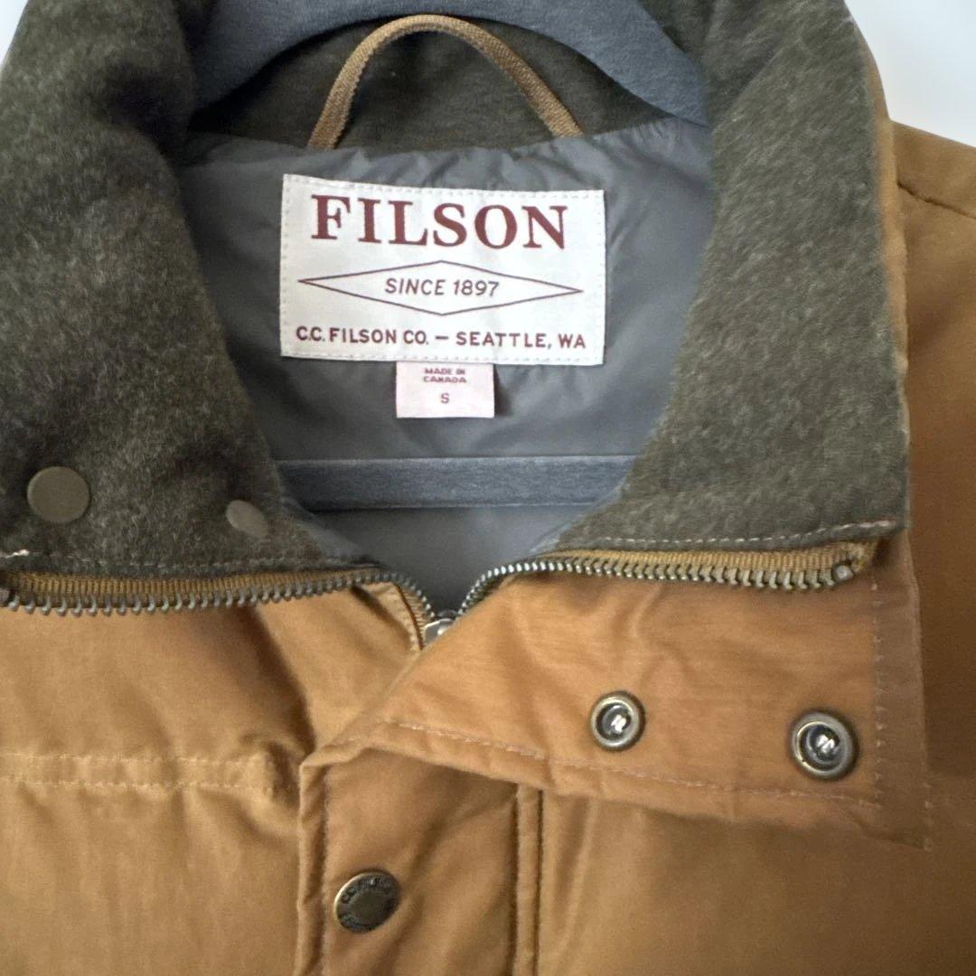 FILSON ダウンクルーザーベスト Sサイズ タン