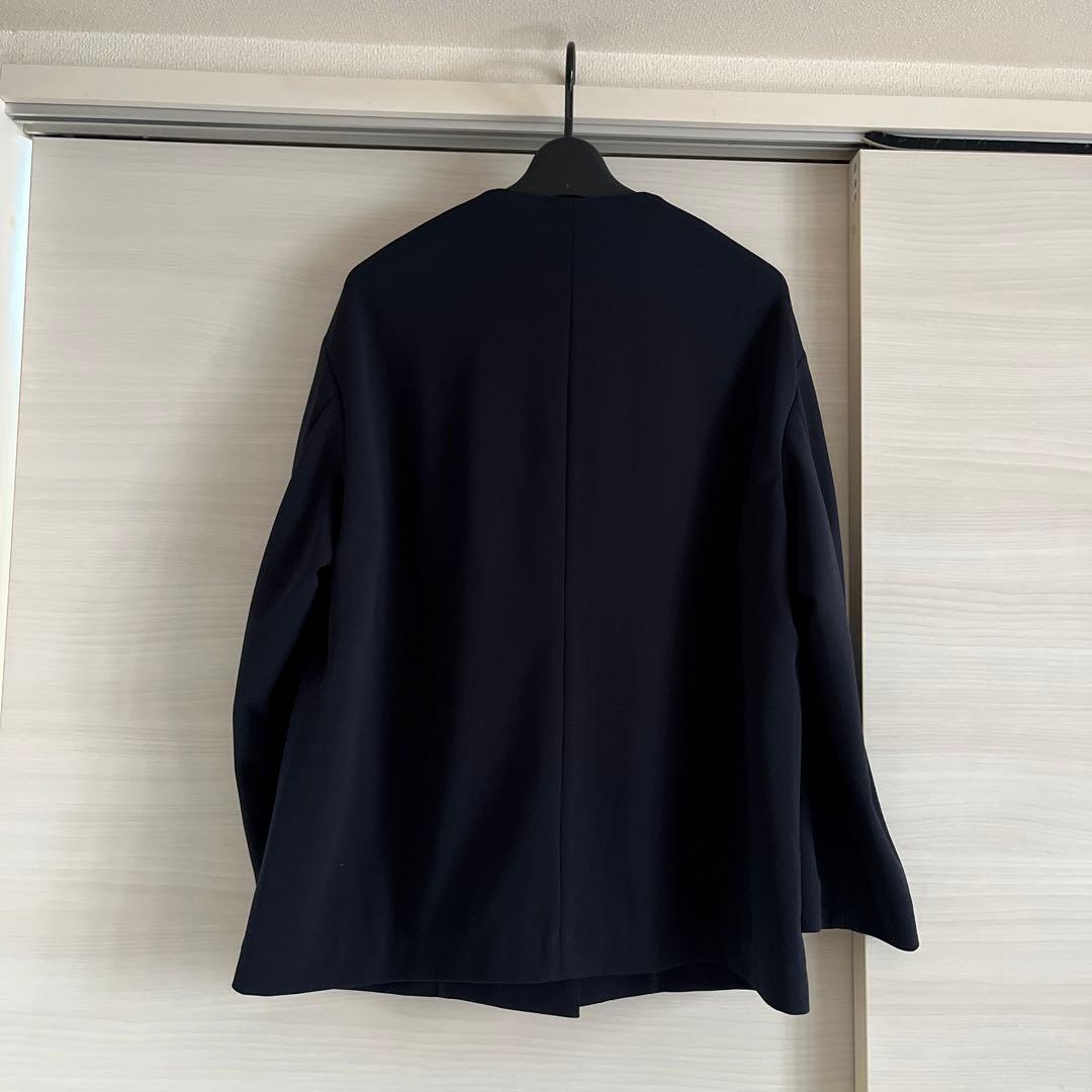 ballsey ボールジィ ジョーゼットジャージー ノーカラージャケット