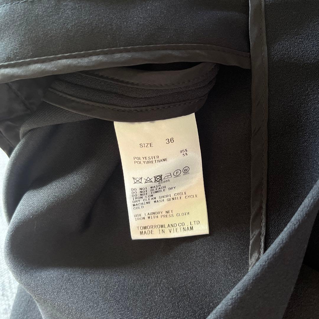 ballsey ボールジィ ジョーゼットジャージー ノーカラージャケット