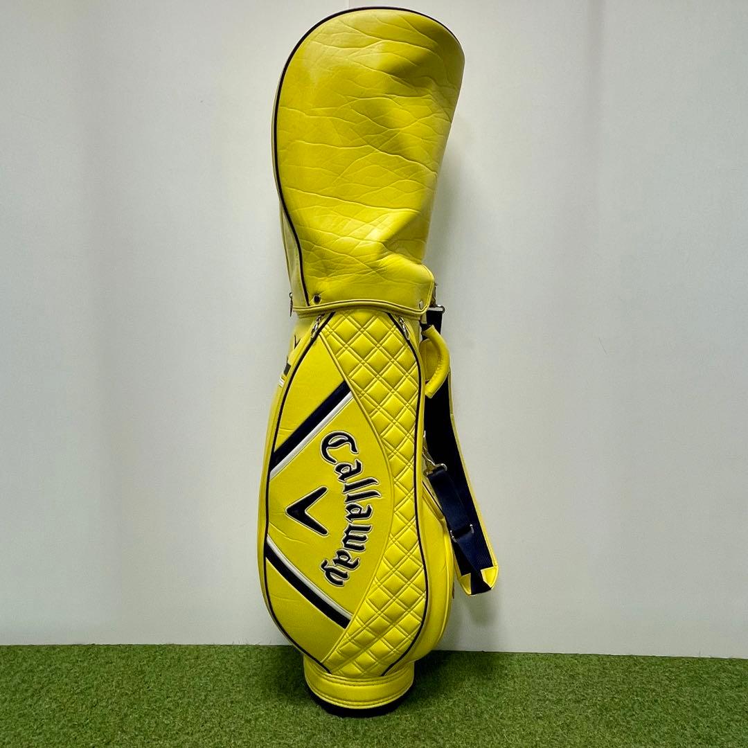 Callaway キャディバッグ 黄色 レディース コンパクトモデル ゴルフ