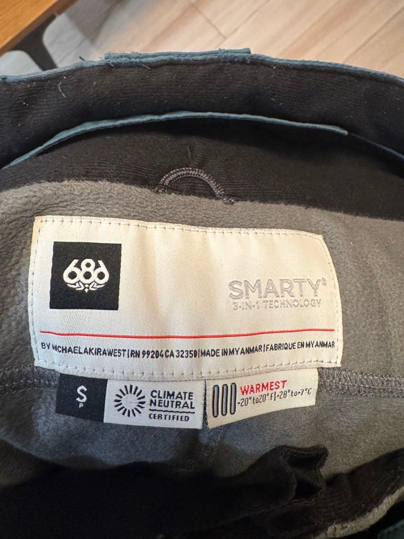 686 スノーボードパンツ SMARTY 3-IN-1 CARGO PANT