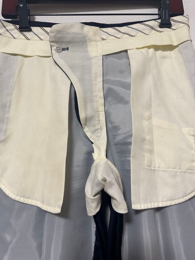 【着用3回極美品】TROJAN ロロピアーナSuper130 A4 濃紺　日本製