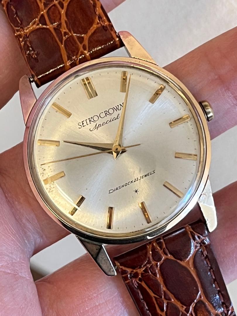 セイコークラウンスペシャル　可動品 1963年7月　14KGF cal341