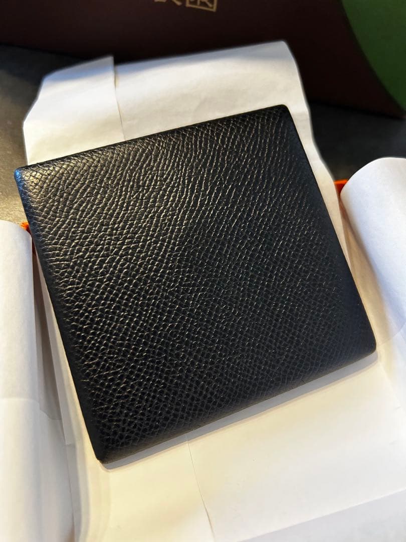 エルメス HERMÈS バスティア エプソン　ノアールケース　美品