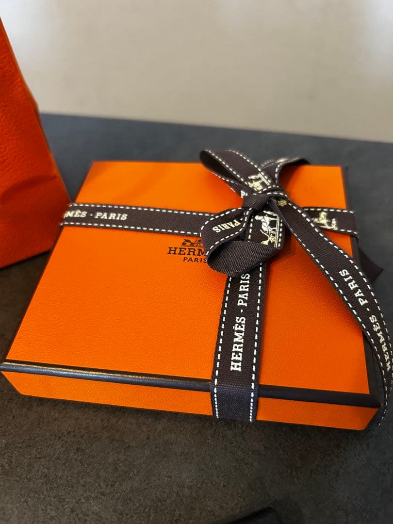 エルメス HERMÈS バスティア エプソン　ノアールケース　美品