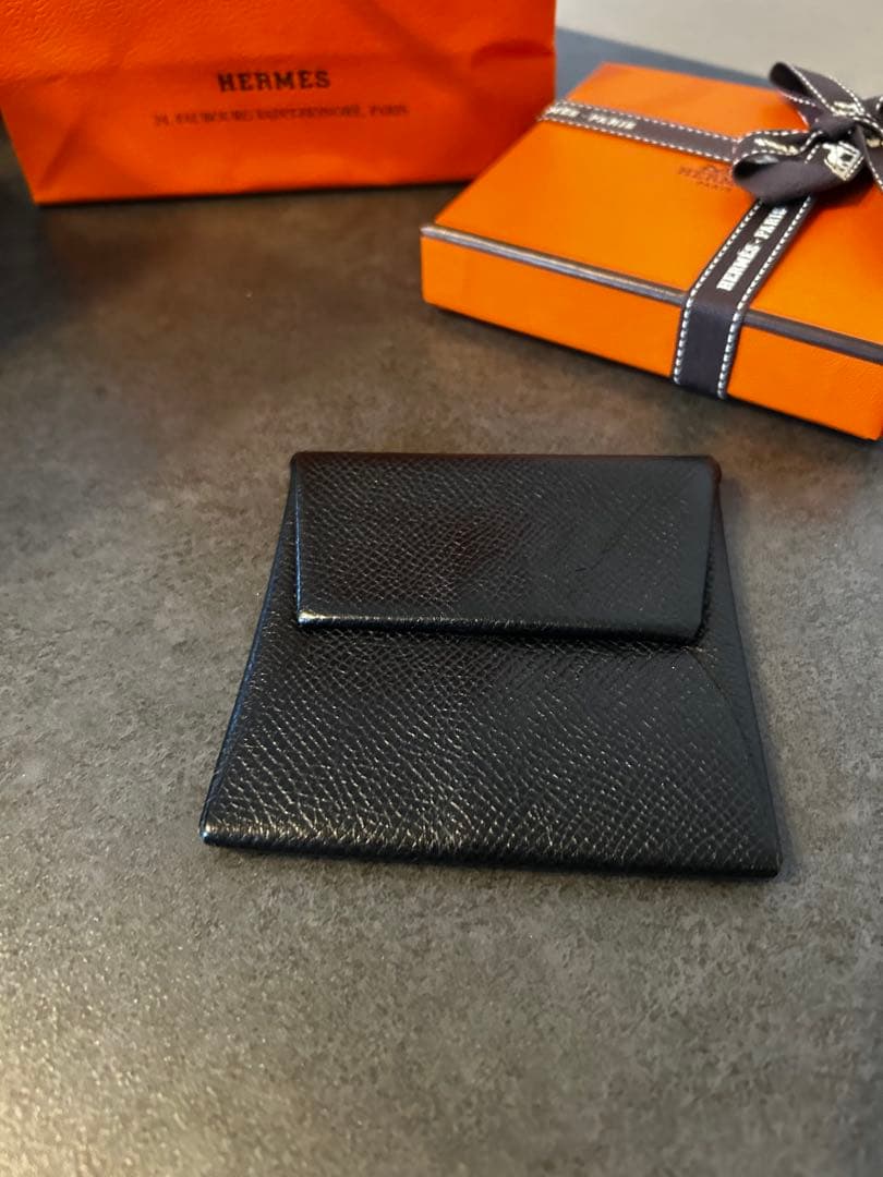 エルメス HERMÈS バスティア エプソン　ノアールケース　美品