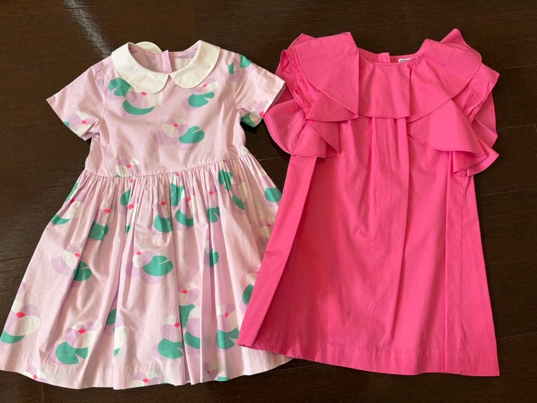 ducky　　ジャカディ　jacadi 6歳サイズ　ワンピース２枚セット