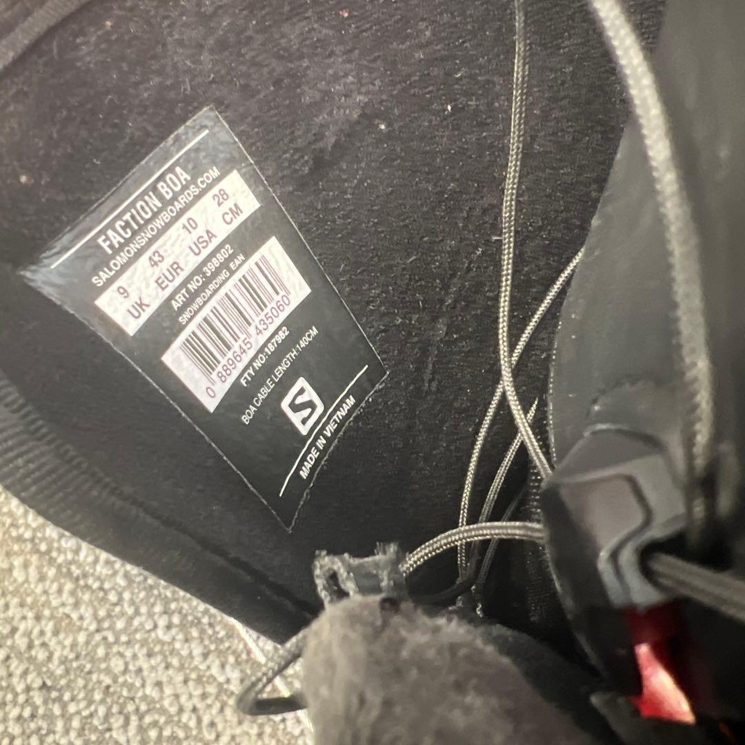Salomon FACTION BOA スノーボードブーツ 28cm