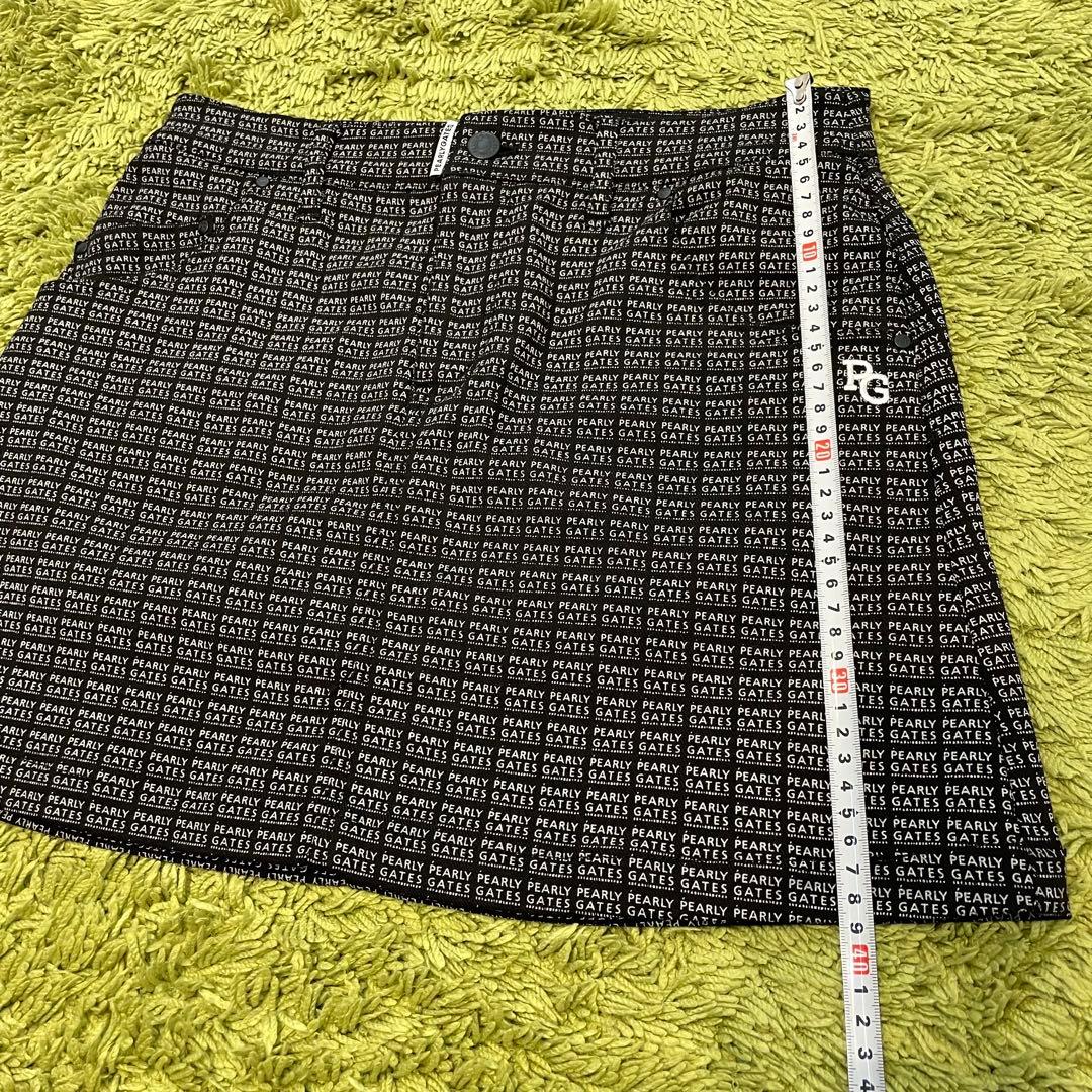 パーリーゲイツ PEARLYGATES 総柄スカート ストレッチ ネイビー系 1