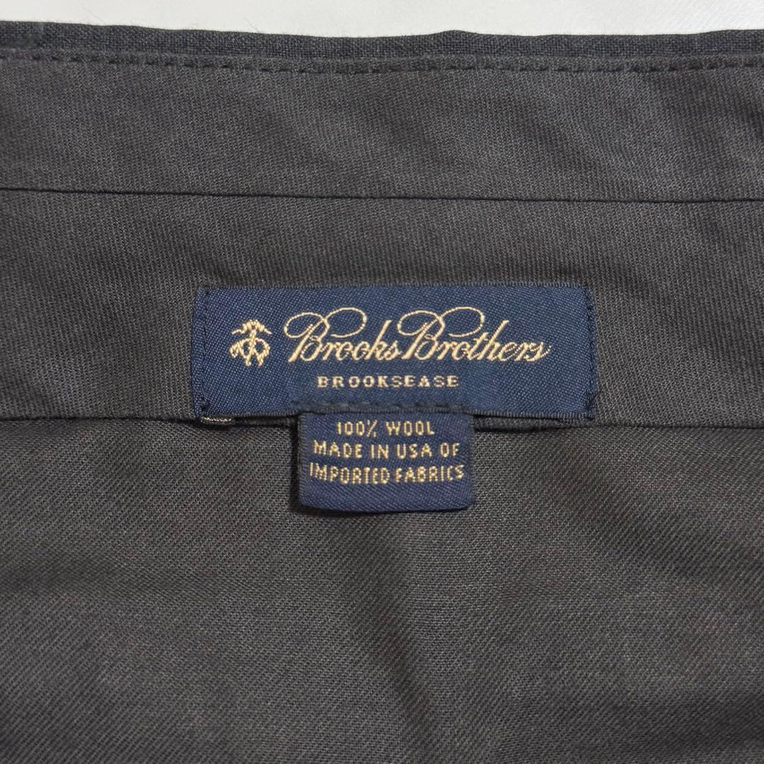 ブルックスブラザーズ　スラックス　USA製　 チャコールグレー　ダークグレー