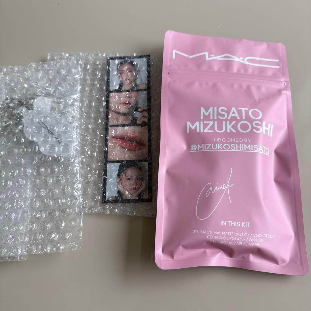 ❣️値下げ中❣️ M·A·C×水越みさとさんセレクトの特別なリップ コンボ+フォント