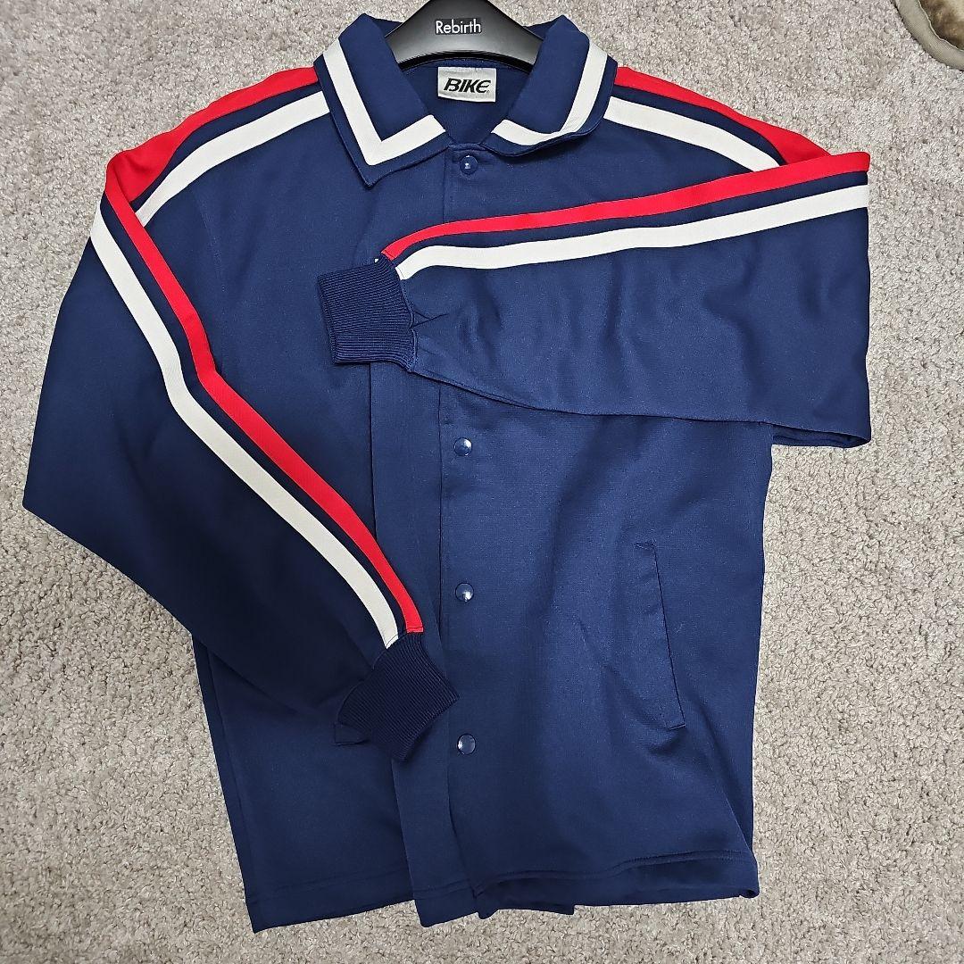 BIKE ウォームアップジャケット ネイビー 上下セット