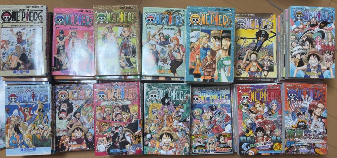 ONE PIECE ワンピース　全巻セット＋おまけ（一枚目）