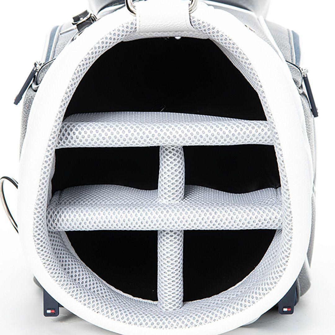 新品 トミーヒルフィガーゴルフ キャディバッグ THMG5SC4 グリーン