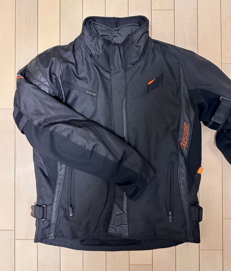 HYOD 冬用フード付きジャケット ブラック(24AW)